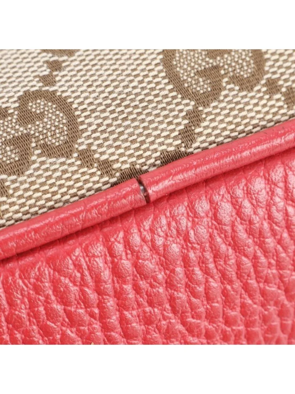 ★SOLD★ Gucci GG Canvas Leather Shoulder Bag Crossbody - Picture 10 of 12